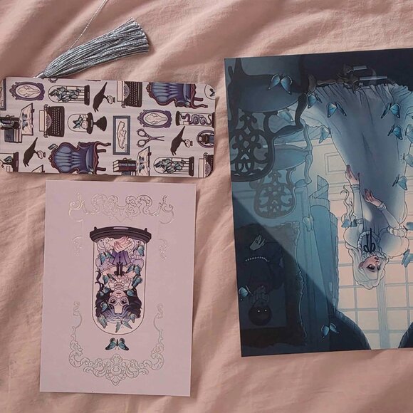 Dark Academia Prints, and Bookmark - Picture 2 of 2